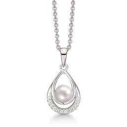 Sølv halskæde, fra Støvring design