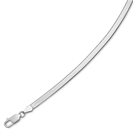 Sterling sølv slange halskæde 2,8 mm bred og 38 cm langt