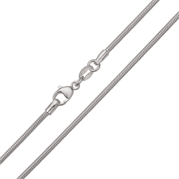 Sølv rhodineret halskæde, fra Støvring design