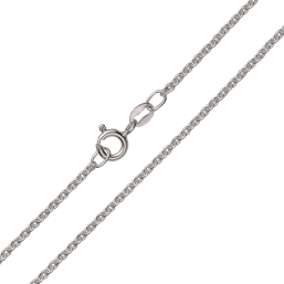 Sølv rhodineret halskæde, fra Støvring design