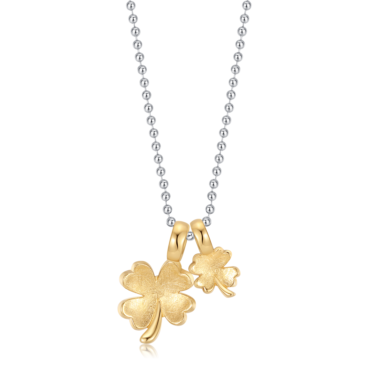 Sølv collier rhodineret