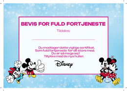 Certifikat Disney