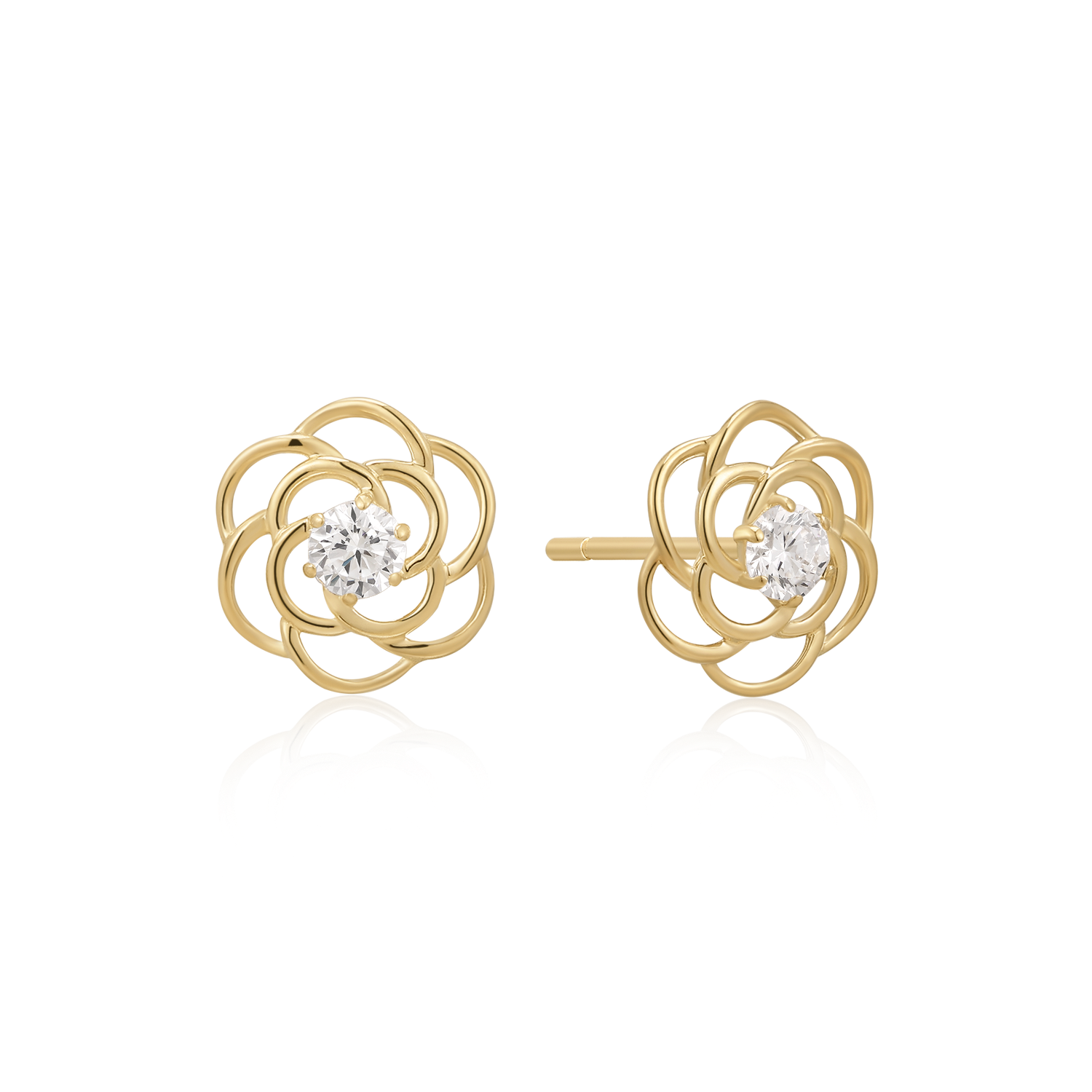 Guld ørestikker