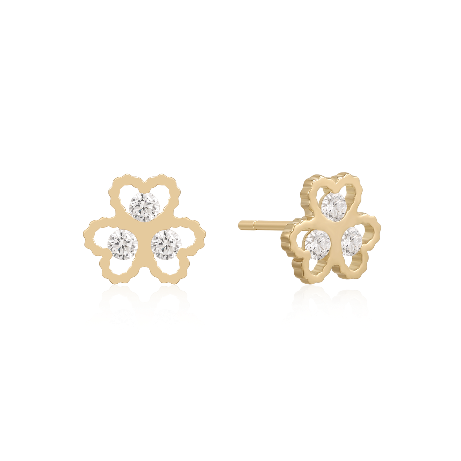 Guld ørestikker