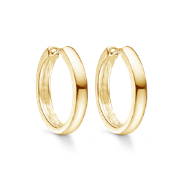 Sølvforgyldt creoler