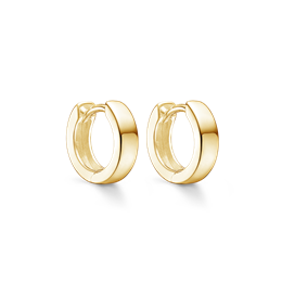 Sølvforgyldt creoler