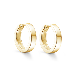 Sølvforgyldt creoler