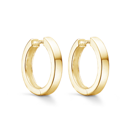 Sølvforgyldt creoler