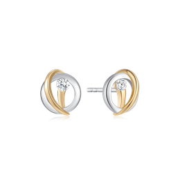 Sølvforgyldt ørestikker