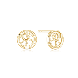 Sølvforgyldt ørestikker