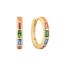 Sølvforgyldt creoler