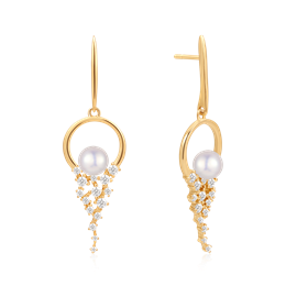 Sølvforgyldt ørehænger