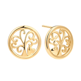 Sølvforgyldt ørestikker