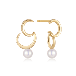 Sølvforgyldt ørestikker