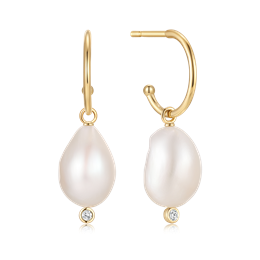 Sølvforgyldt ørestikker