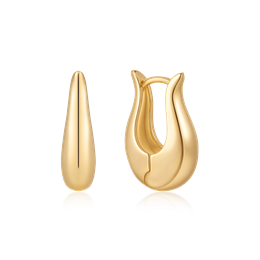 Sølvforgyldt creoler