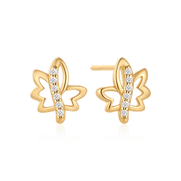 Sølvforgyldt ørestikker