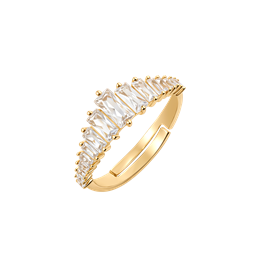 Sølvforgyldt ring