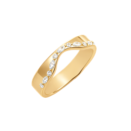 Sølvforgyldt ring