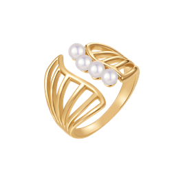 Sølvforgyldt ring