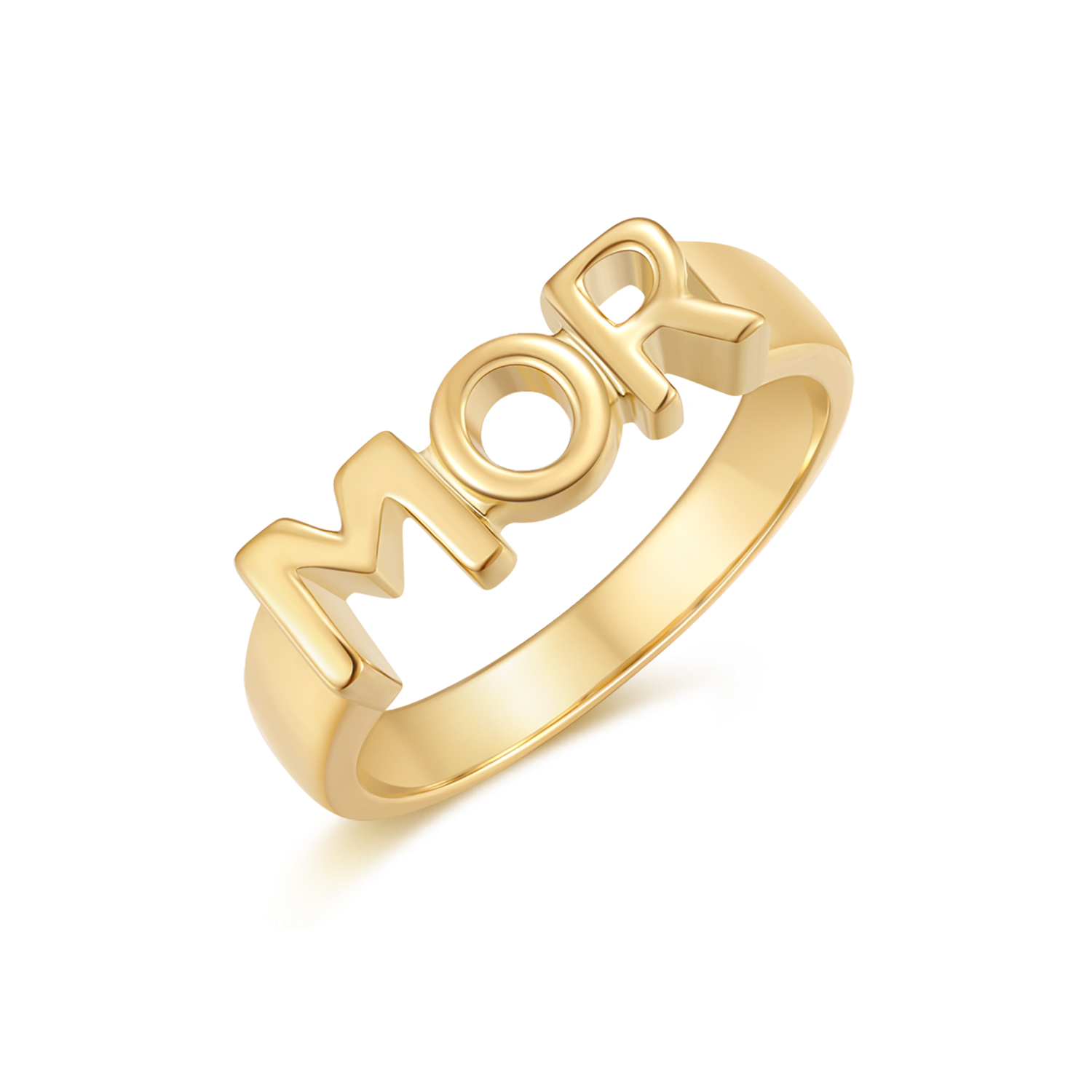 Sølvforgyldt ring