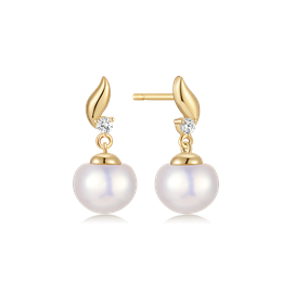 Sølvforgyldt ørestikker