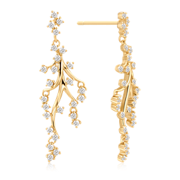 Sølvforgyldt ørehænger