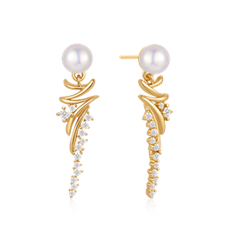 Sølvforgyldt ørehænger