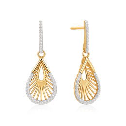 Sølvforgyldt ørehænger