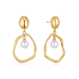 Sølvforgyldt ørehænger