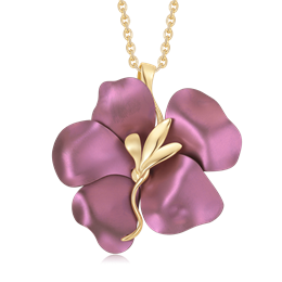 Sølvforgyldt halskæde