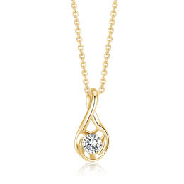 Sølvforgyldt halskæde