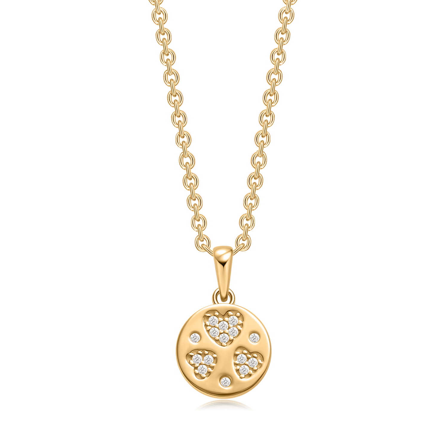 Sølvforgyldt halskæde