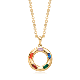 Sølvforgyldt halskæde