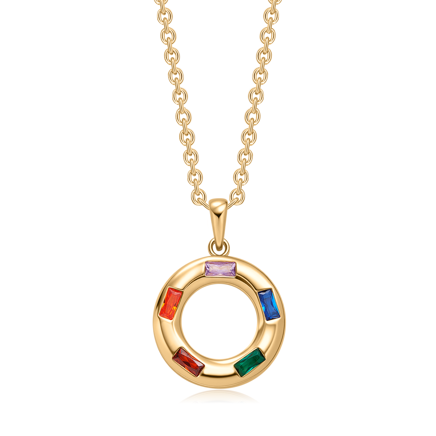 Sølvforgyldt halskæde