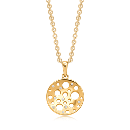 Sølvforgyldt halskæde