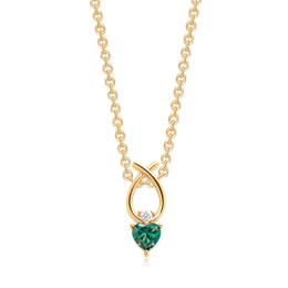 Sølvforgyldt halskæde