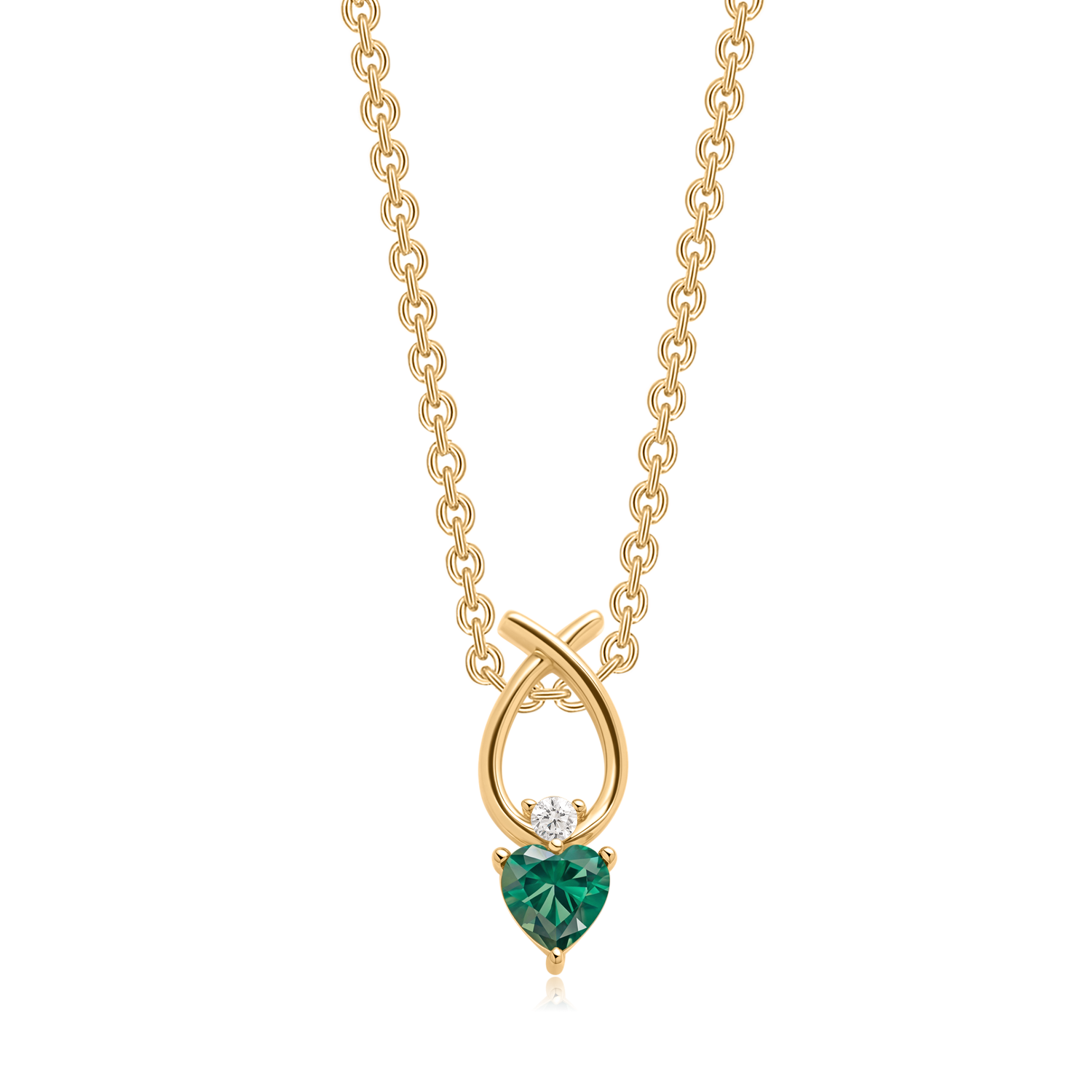 Sølvforgyldt halskæde