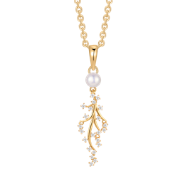 Sølvforgyldt halskæde