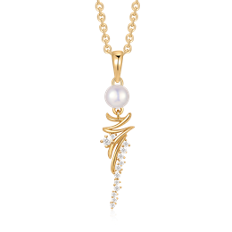 Sølvforgyldt halskæde