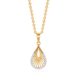 Sølvforgyldt halskæde