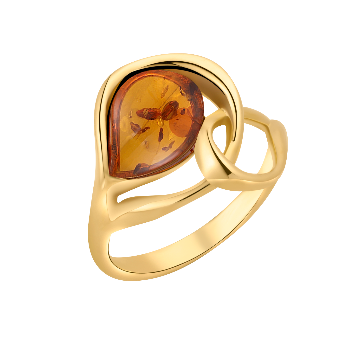 Sølvforgyldt ring