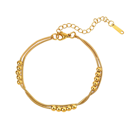 Stål forgyldt armbånd