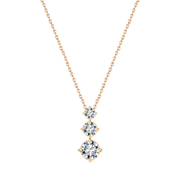Stål forgyldt collier