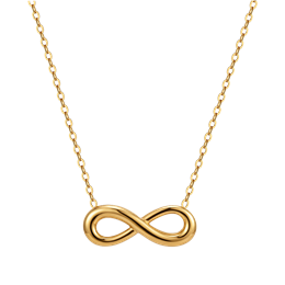 Stål forgyldt collier